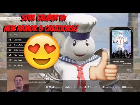 Soul Calibur 6: The Return of Soul Calibur 5 Armor Pack & New Creations!