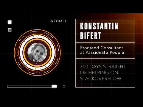 Konstantin Bifert - 300 Days Straight of helping on Stackoverflow
