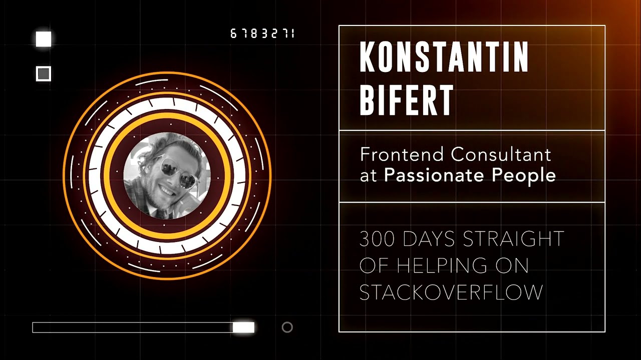 Konstantin Bifert - 300 Days Straight of helping on Stackoverflow