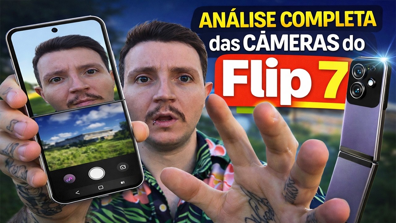 Miniatura da avaliação em vídeo de Smartphone Samsung Galaxy Z Flip7 5G 256GB 12GB RAM