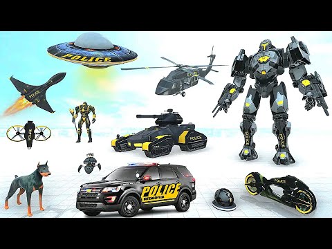 US Police Prado Robot Transforming War Game | Android iOS Gameplay