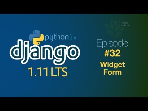 Belajar Django 32 Widget Form