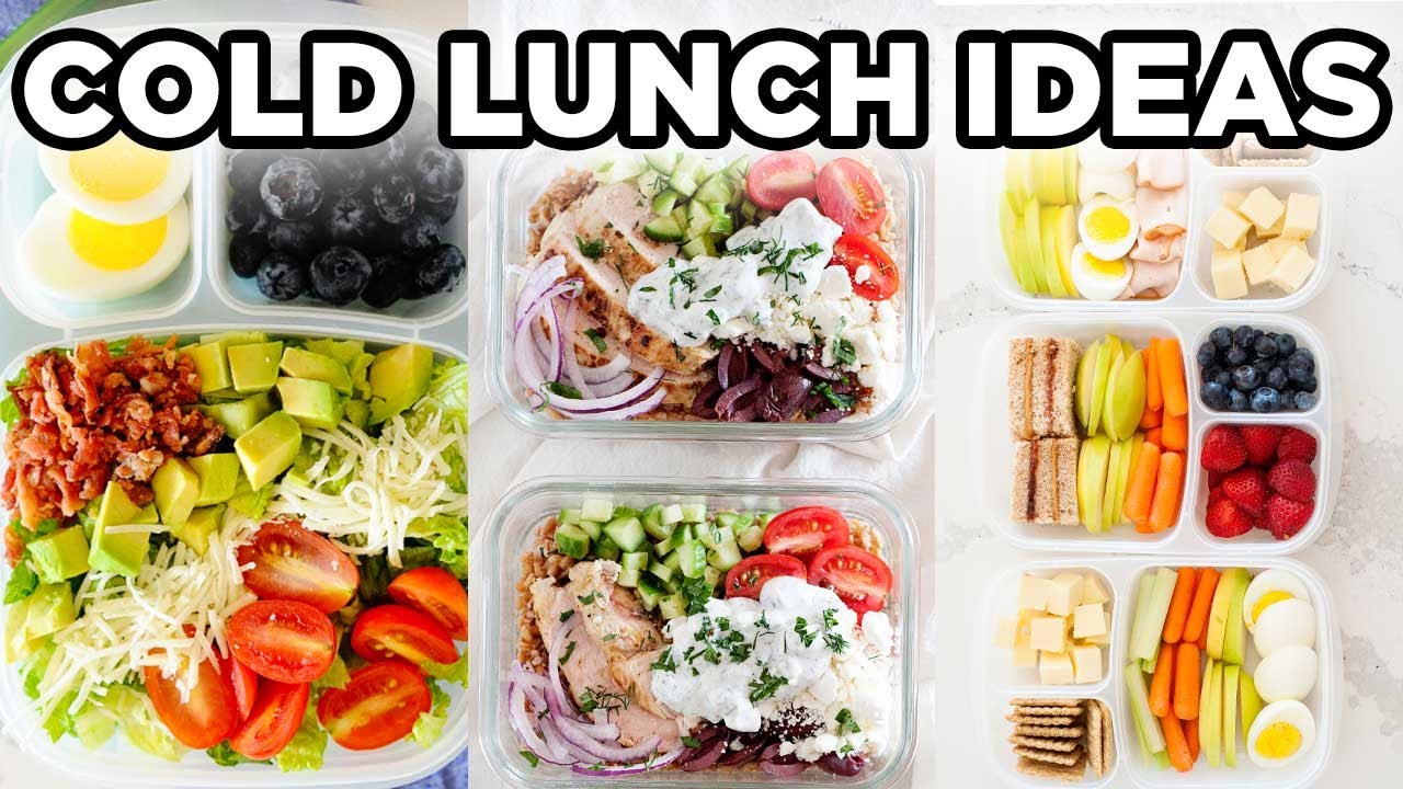 Cold Lunch Ideas for School & Office | Work Lunch Ideas by MOMables