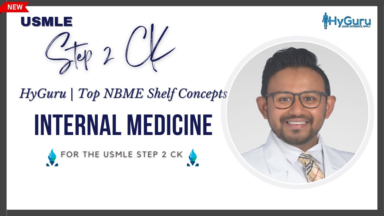 Top NBME Shelf Concepts - Internal Medicine (USMLE Step 2 CK)