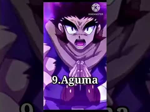 Top 10 Strongest Characters In Beyblade Metal Fury