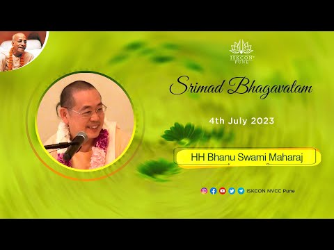 Srimad Bhagavatam | HH Bhanu Swami Maharaj | 4th July 2023 @ISKCONNVCCPune