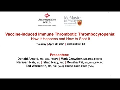Vaccine-Induced Immune Thrombotic Thrombocytopenia: How it Happens and How to Spot It