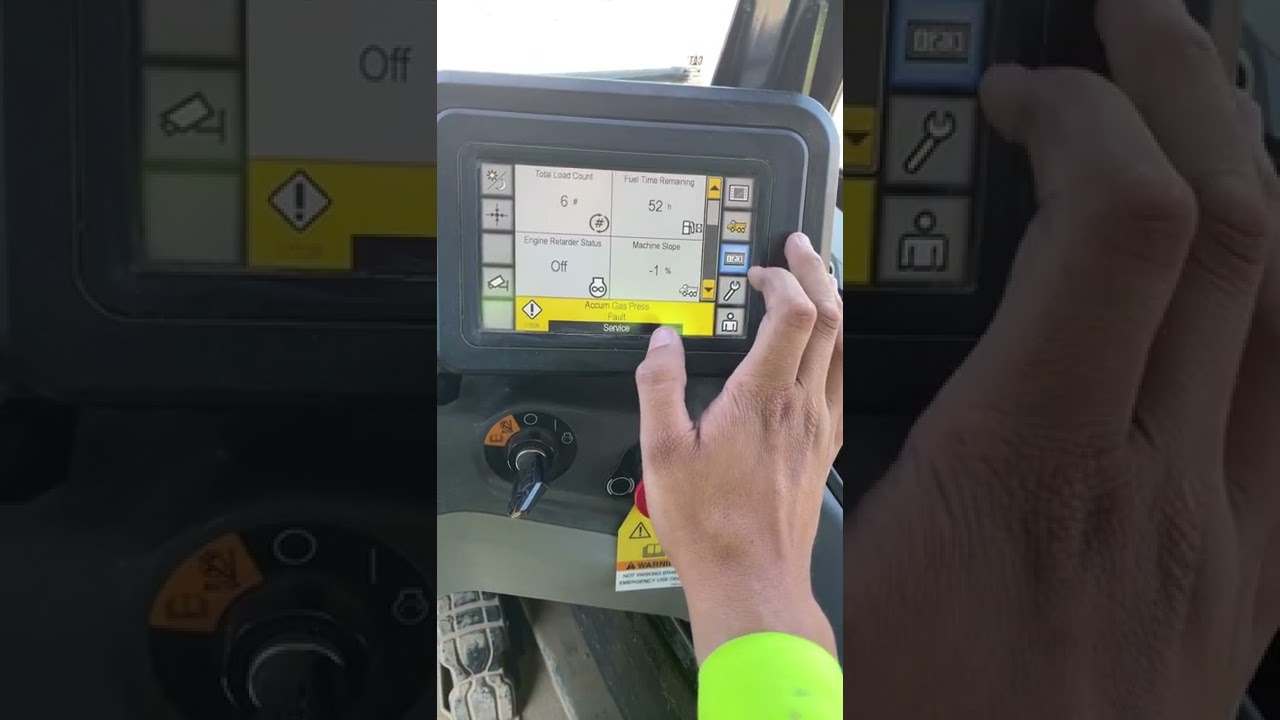 Reset total load count on a 2019 caterpillar￼ dump truck￼
