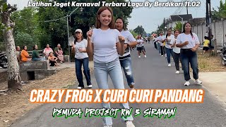 Download lagu Latihan Joget Karnaval DJ Crazy Frog X Curi Curi Pandang Pemuda Project RW 3 Siraman ‼️ mp3