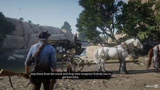 This is How High Honor Players Rob The Stagecoach from Blackwater - Red Dead Redemption 2