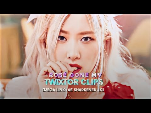 Rosé "Gone MV" Twixtor clips • For editing [Mega link+ AE sharpened 4K]