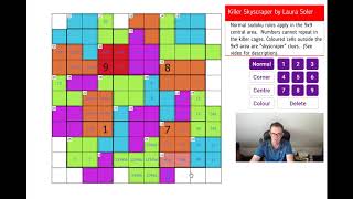 New Sudoku: A Killer Skyscraper
