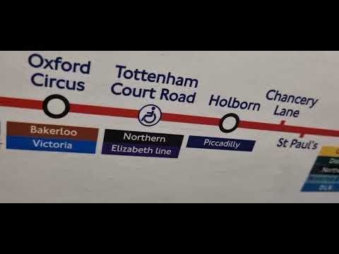 Elizabeth line details added to central line route maps