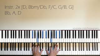 Elliott Smith - Tomorrow Tomorrow Piano Tutorial