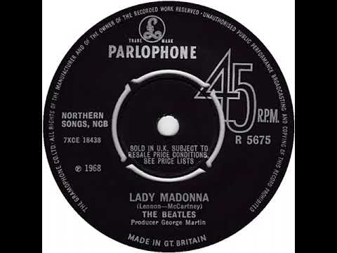 UK New Entry 1968 (62) The Beatles - Lady Madonna