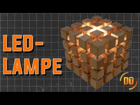 💡 LED Lampe aus kleinen Cubes bauen! 💡