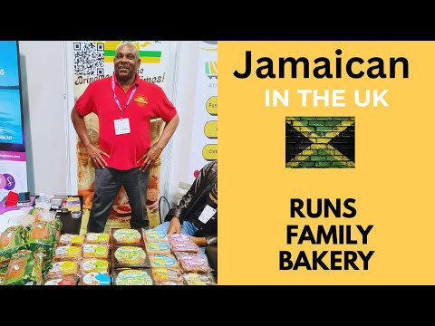 Jamaican running a family bakery in the UK