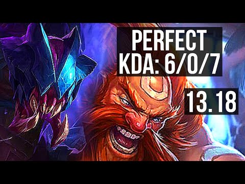 REK'SAI vs GRAGAS (JNG) | 6/0/7, 76% winrate, Dominating | EUW Master | 13.18