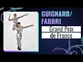 GUIGNARD FABBRI ITA Ice Dance Free Dance Grand Prix De France 2024 GPFigure