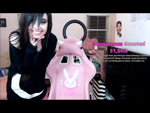 Eugenia Cooney Donation Reaction #4 - $1,000 Donation (Twitch December 2019)