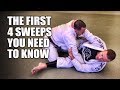 The First 4 Sweeps You Need To Know | Jiu-Jitsu Basics