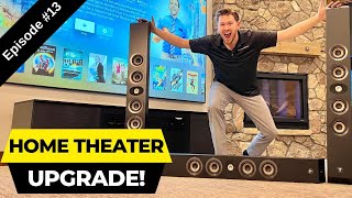 Video thumbnail for BIG Home Theater UPGRADE! Focal On Wall 302 LCR's! by Dreamedia Home Theater