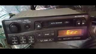 1993 XG FORD ORIGINAL RADIO ERROR MESSAGE FIXED