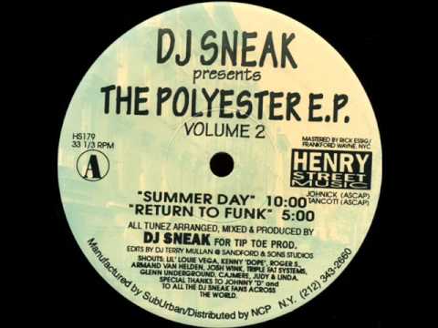 Dj Sneak - Return To Funk - Polyester EP Vol. 2.