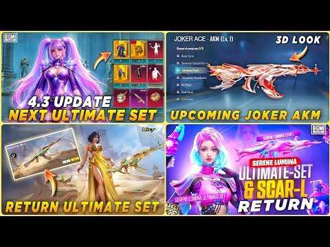 🔴 NEXT BUBU ULTIMATE SET | NEXT UPGRADABLE AKM SKIN | SANDSPRING AKM RETURN| RETURN ULTIMATE SET 🤩