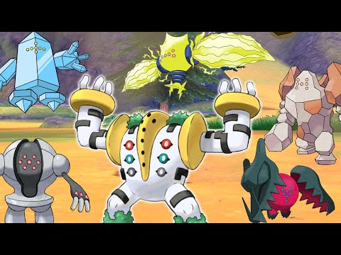 How to get all the Regis - Pokemon Crown Tundra DLC