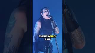 Why does Marilyn Manson always wear a strange fake eyeball during his concerts