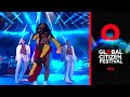 SZA Performs Broken Clocks Global Citizen Festival Accra