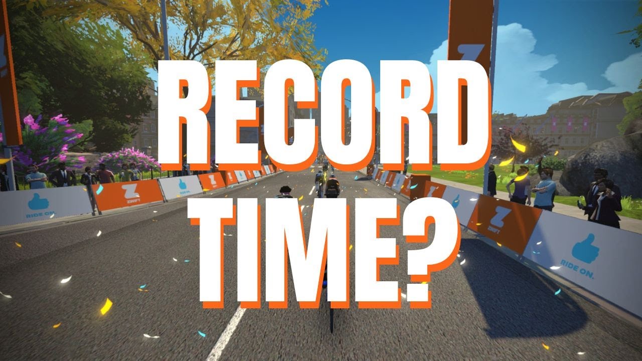 The FASTEST Zwift Race EVER?