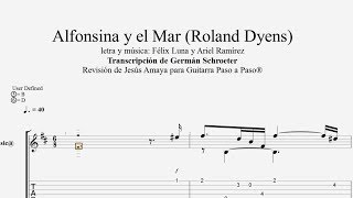 Alfonsina y el Mar - Roland Dyens Tablatura por Jesús Amaya Chords -  Chordify