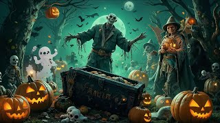 Halloween Ambience 2025 🎃 Haunted Dark Forest with Scary Ghosts & Spooky Music
