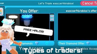 TYPES OF TRADERS! ft. Ella Bella! || Royale High Skit