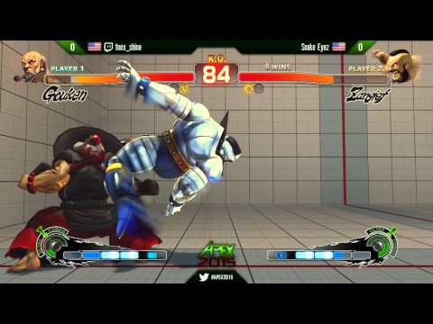 APEX 2015: USFIV: Snake Eyez vs OG PxG Shine