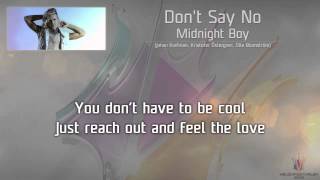Midnight Boy - &quot;Don&#39;t Say No&quot;