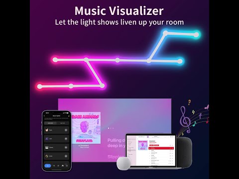 Đèn Trang Trí Lắp Ghép RGB NID-Light Route - Tích Hợp Ứng Dụng Điều Khiển Thông Minh