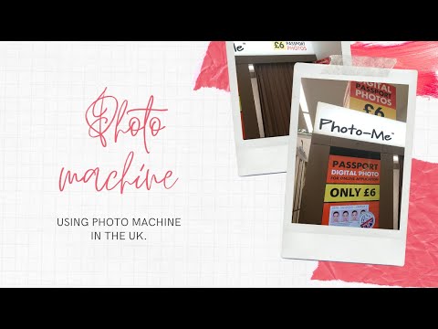 How to use ID photo machine in the UK
