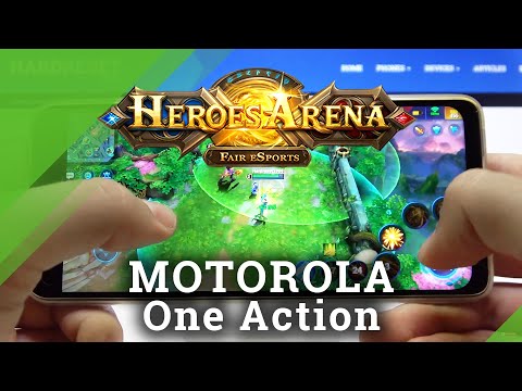 Heroes Arena on MOTOROLA One Action - Gaming Quality Test
