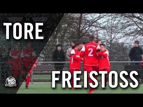 Fulminanter Freistoß-Treffer von Marvin Gramowski (1. FC-TSG Königstein) | MAINKICK.TV