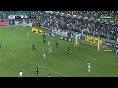 Gol Eduardo Sasha: Santos 1x0 Corinthians