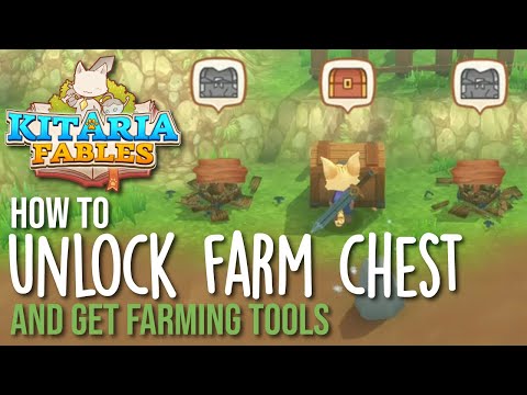 How to Unlock the Farm Chest & get Farming Tools in Kitaria Fables - Start Farming Quick Guide
