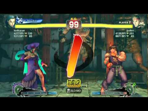 SSF4 AE: ke4karan(Rose) vs jyobin(Ryu) - HD 720p