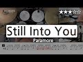 [Lv.08] Still Into You - Paramore  (★★★☆☆) Pop Drum Cover Score book Sheet Lessons Tutorial