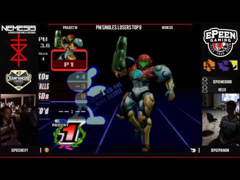 NEMESIS - [ePG] Chevy (Samus) Vs. [ePG] Pikmon (Mr. GnW) - Project M (Losers Top 8 Quarters)