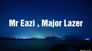 Major Lazer - Tied Up ft. Mr Eazi and Raye (Lyrics Video)