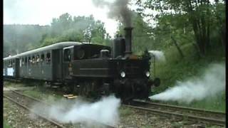 preview picture of video 'Parní vlak-Ústí u Staré Paky 2007'