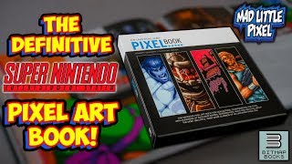 The DEFINITIVE Super Nintendo Pixel Art Book! Amazing Visuals & Info! SNES Pixel Book Review!